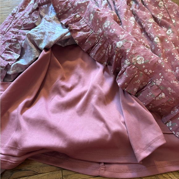 Floral Puff Sleeve Dress - Picture 2 of 5